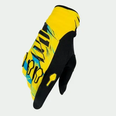 Guantes Capture Neon Azul Amarillo .