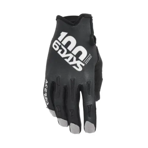 Guantes Mx lineal 6 Days Negro Acerbis .