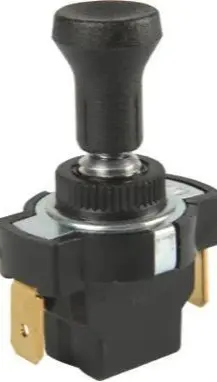 Interruptor de Encendido-Apagado Negro Din 72761 .