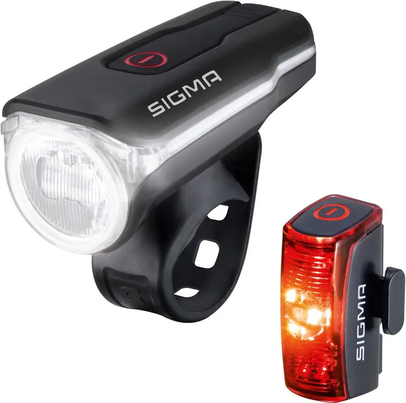 Juego de Luces Aura 60 Lumenes Bicicleta Universal Husqvarna .