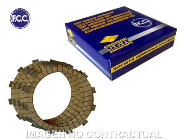 KIT DISCOS EMBRAGUE FCC SUZUKI SV 650