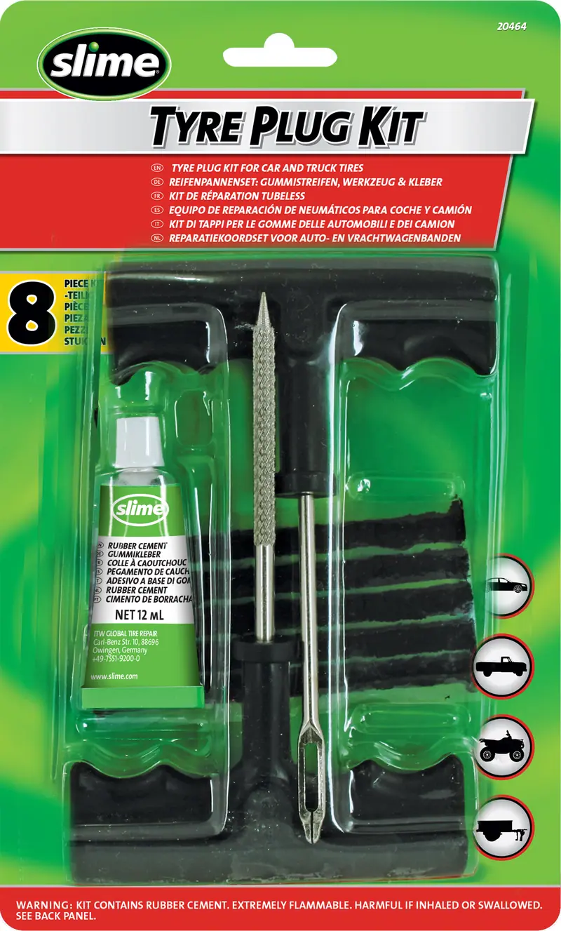 Kit Mechas Repara Pinchazos Slime .