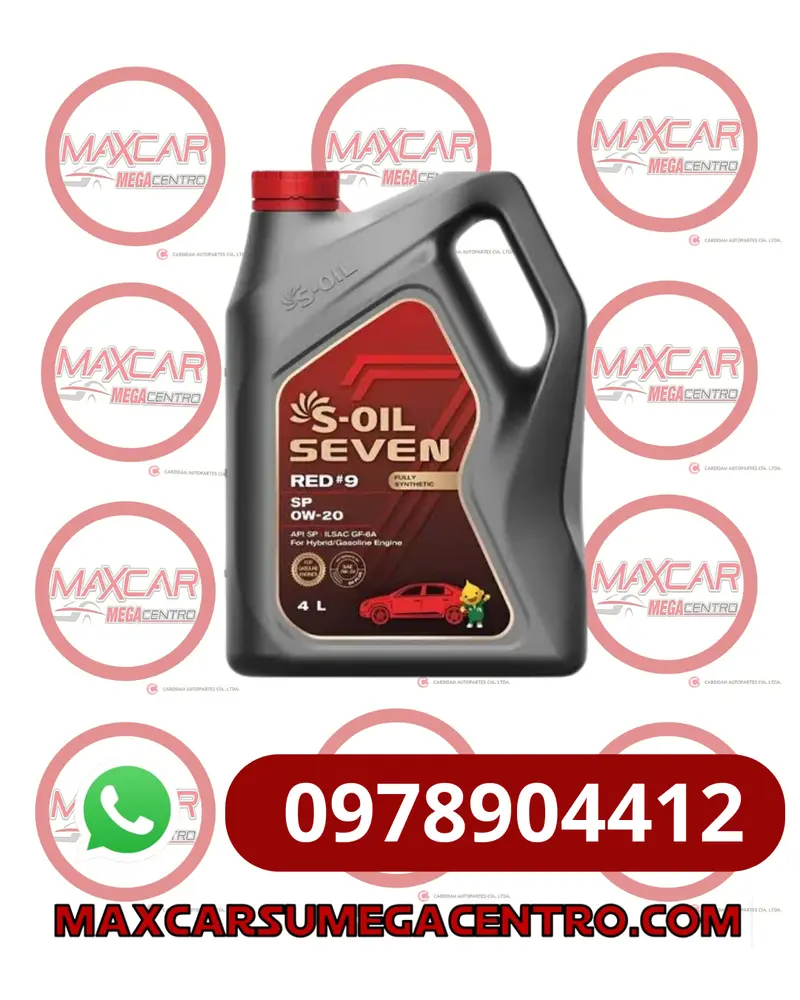 L.0W20 S-OIL 7 RED 9 GALON SP