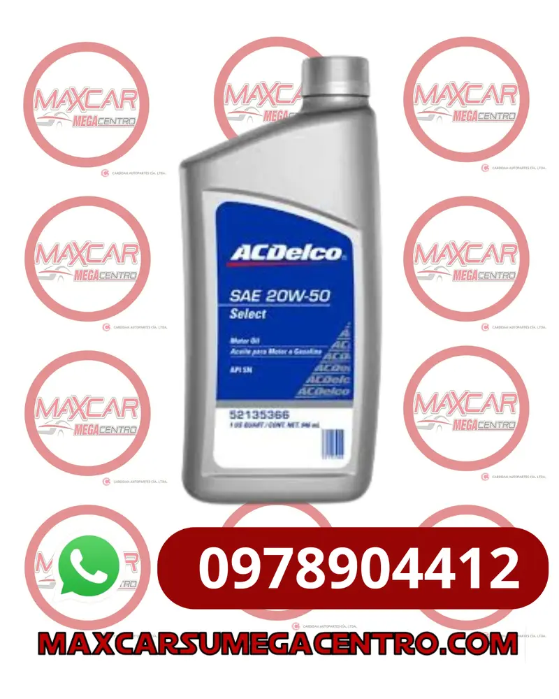 L.20W50 ACDELCO 1/4 20W50 SP SEMISINTETICO