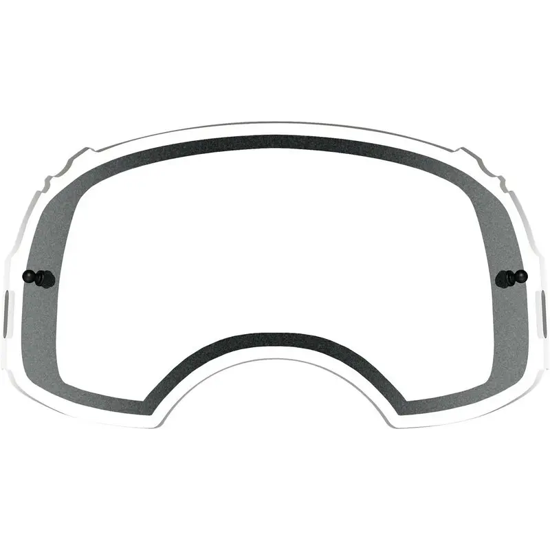 Lente Doble Cristal Transparente Airbrake Oakley .