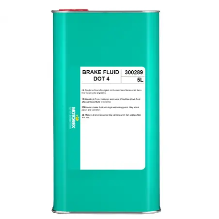 Liquido de Frenos Brake Fluid Dot 4 5L Motorex .