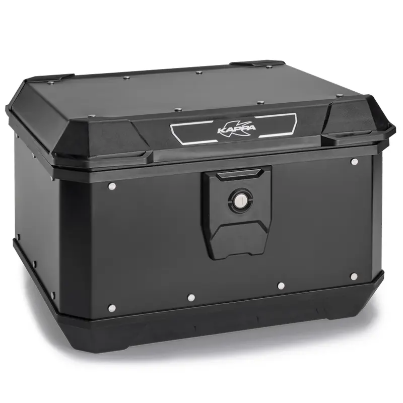 MALETA KAPPA ML 40LTS K´METROBOX ALUMINIO NEGRO MONOLOCK