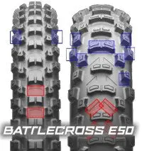 NEUMÁTICO BRIDGESTONE 90/90 21 E50 ENDURO 54 P TT FRONT