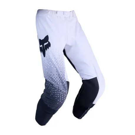 Pantalón Flexair Fracture Blanco y Negro Fox .