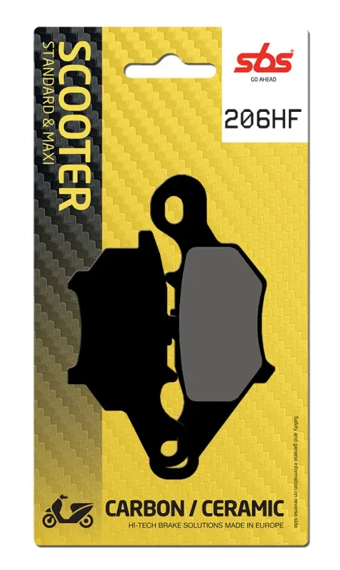 PASTILLA DE FRENO SBS P206-HF