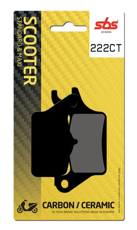 PASTILLA DE FRENO SBS P222-CT
