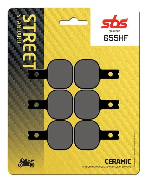 PASTILLA DE FRENO SBS P655-HF