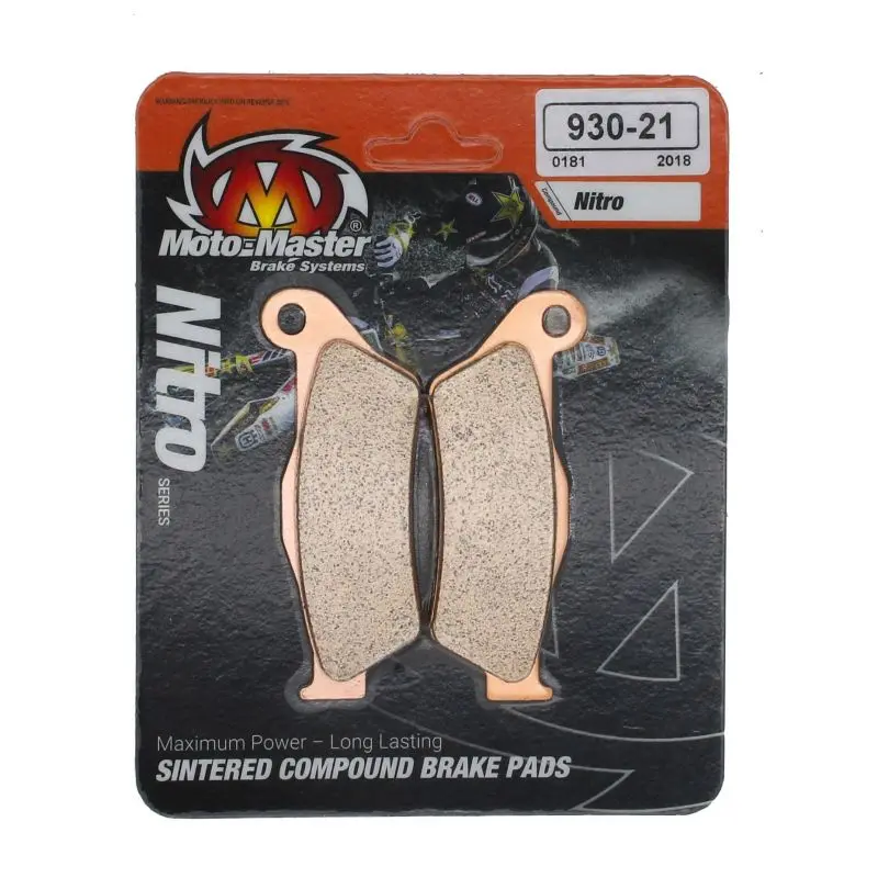Pastillas De Freno Delanteras Racing Series Moto-Master .