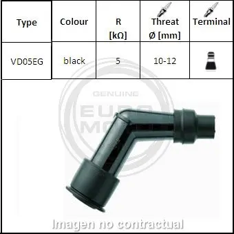 PIPA DE BUJÍA NGK VD05EG