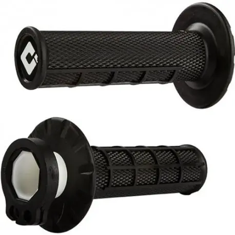 Puños H36HWB Emuladores de Manillar Negro y Blanco ODI .