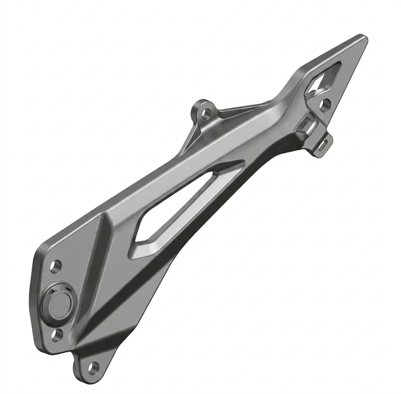 SOPORTE ESTRIBERAS IZQUIERDO GRIS