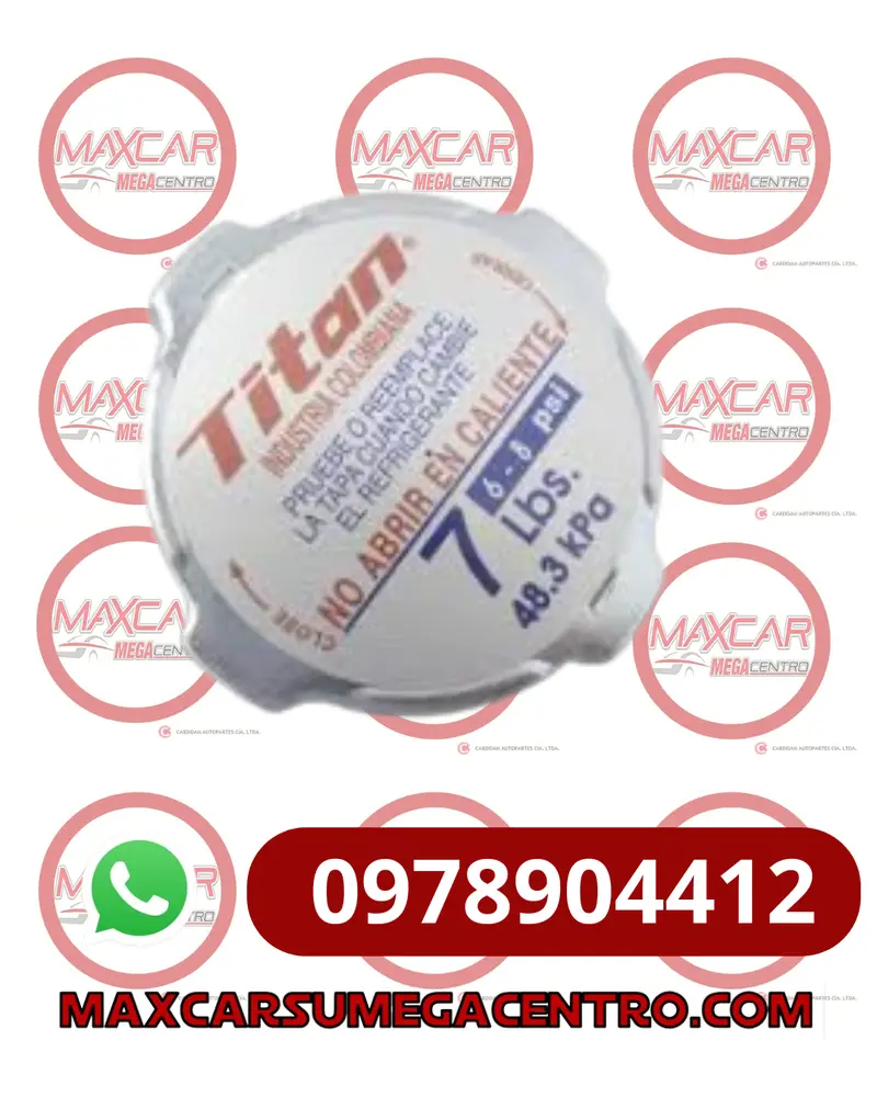 TAP.TR28 TAPA RADIADOR TITAN 7LBS