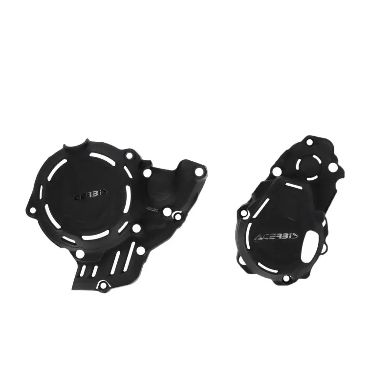 Tapas Protectoras de Motor Negras FE 250 , 350 , 350 PRO 2024 - Actual .