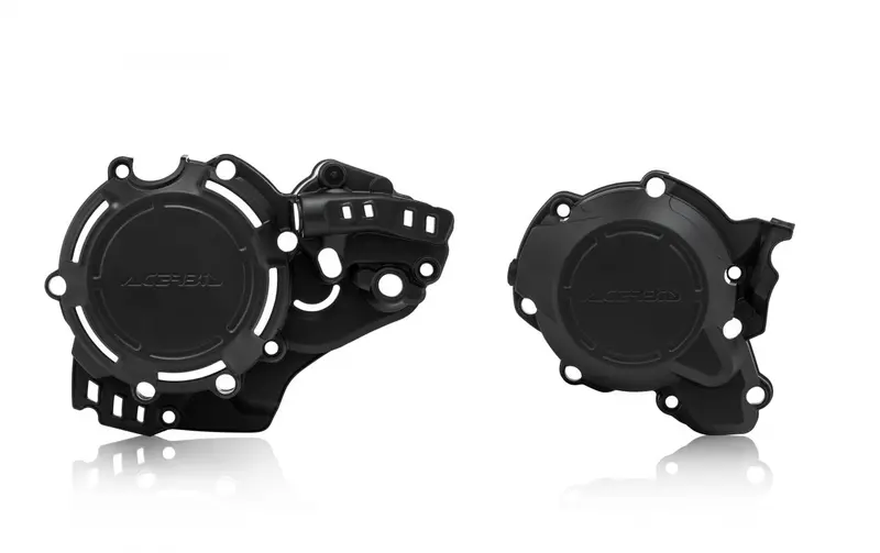 Tapas Protectoras de Motor Negras FE 450, 501 2019-2023 FC 450 2016-2022 .