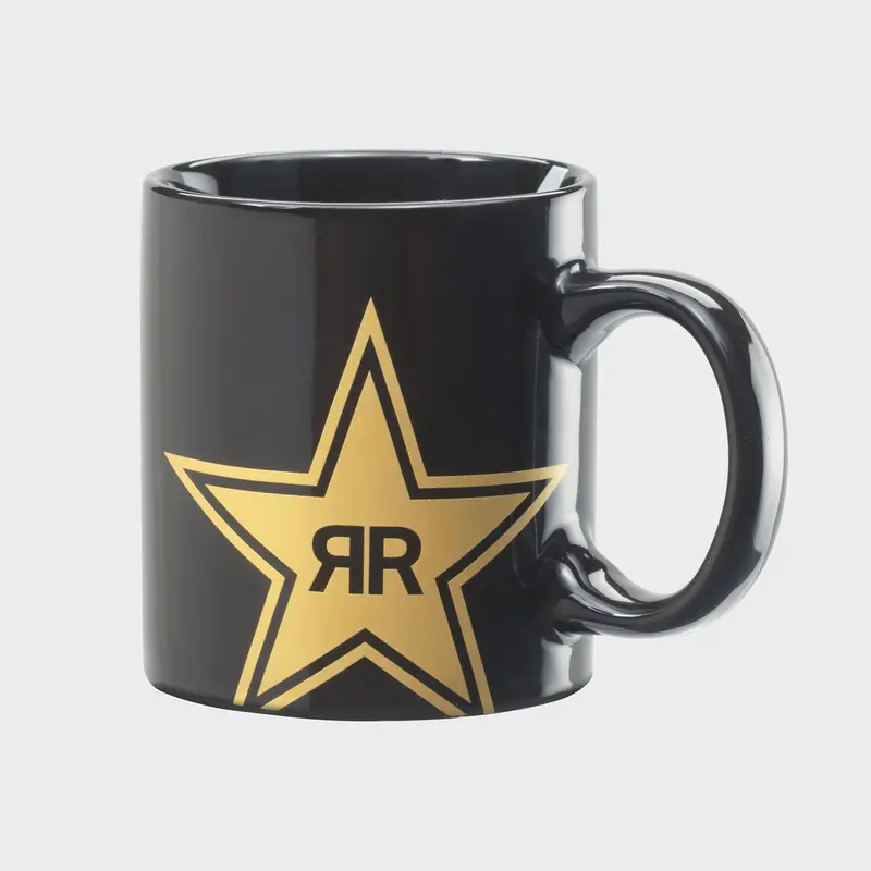 Taza Negra Rockstar Husqvarna